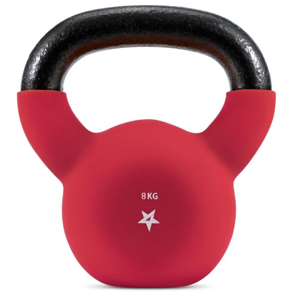 Yes4All Kettlebell 2-20 kg Gusseisen mit Neopren – Krafttraining für Zuhause