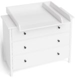 BELLABINO Oti Wickelaufsatz – Wickeltischaufsatz für Malm, Hemnes, Nordli in Weiss – Bild 9