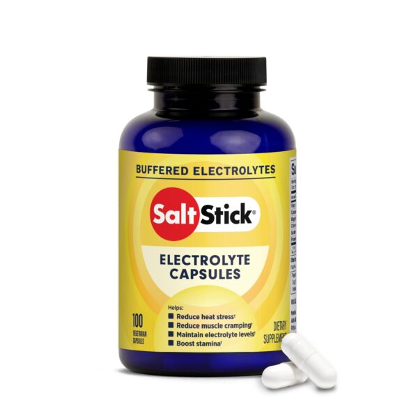 SaltStick Elektrolyt-Kapseln 100 Stück – Salz & Mineralstoffe für Sportler