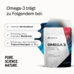 edubily® Omega-3 Fischölkapseln 300er – 70% Omega-3 in pharmazeutischer Qualität – Bild 2