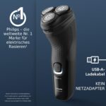 Philips Shaver Series 3000X – Elektrischer Rasierer mit SkinProtect & PowerCut für Herren – Bild 2