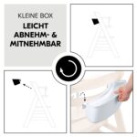 hauck Aufbewahrungsbox-Set 2er für Hochstuhl – Platzsparend & Mobil – Bild 5