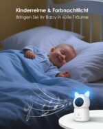 CZEview Babyphone 2.5K mit 5.5" HD-Display, Nachtsicht & intelligenter Erkennung – WLAN Babyfon – Bild 7