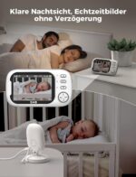GHB Babyphone mit Kamera 3,5 Zoll – HD-Nachtsicht, VOX-Modus & Gegensprechfunktion – Bild 3
