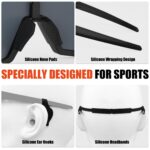 X-TIGER Fahrradbrille mit 5 Wechselgläsern & UV400 – Sportbrille für Radfahren & Outdoor – Bild 6