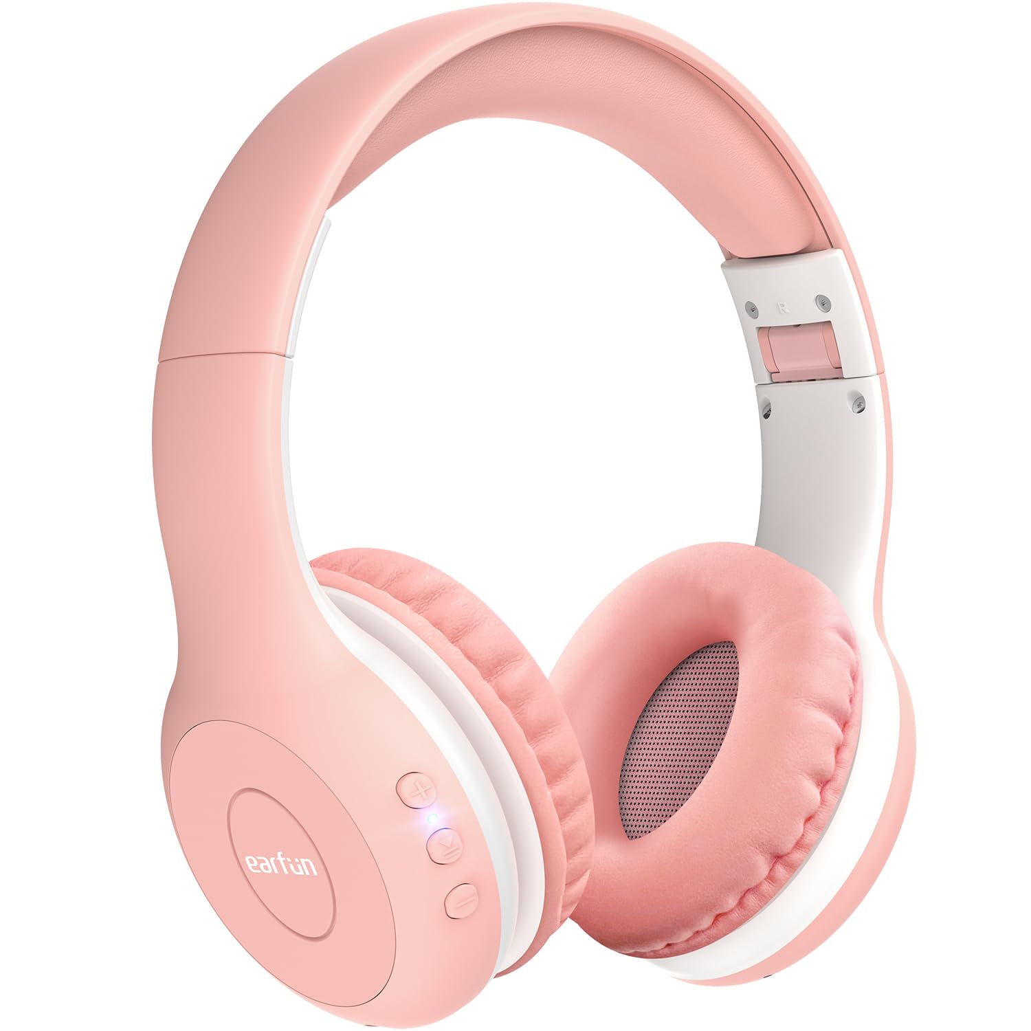 616vJLj3EkL._SY1500_.jpg EarFun Kinder-Kopfhörer Bluetooth mit 85/94dB Lautstärkeschutz – 40h Akku, Rosa – Bild 1