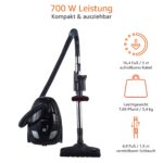 Amazon Basics Beutelstaubsauger 700 W – Kraftvolle Reinigung für Hart- & Teppichböden – Bild 8