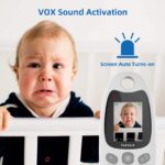 TakTark Babyphone mit Kamera 2" – Digitales Babyfon mit VOX, Nachtsicht & Gegensprechfunktion – Bild 5