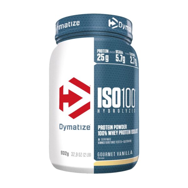Dymatize ISO 100 Hydrolyzed 932g – Whey Protein Isolat & Hydrolysat für Muskelaufbau