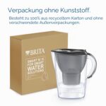 BRITA Marella Wasserfilterkanne 2,4l mit 3x MAXTRA PRO Kartusche – Filtert PFAS, Grau – Bild 11