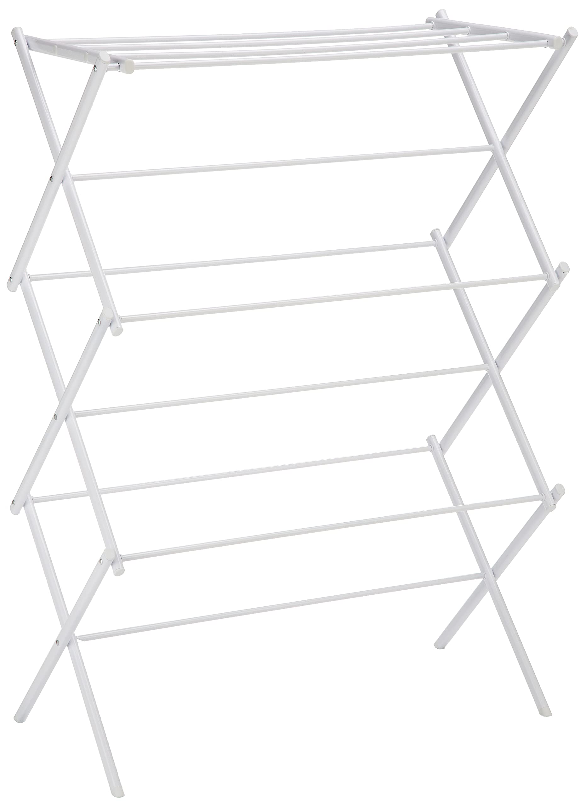 617YNcwVOyL._SY2560_.jpg Amazon Basics Klappbarer Wäscheständer 106 cm – Platzsparend & Langlebig – Bild 1