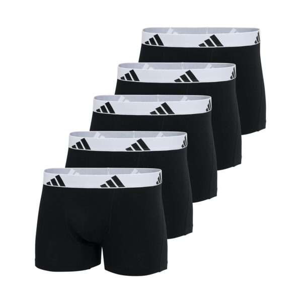 adidas Herren Trunk 5er Pack – Active Flex Cotton Boxershorts für optimalen Komfort