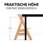 hauck Alpha+ Newborn Set Hochstuhl mit Neugeborenenaufsatz – Mitwachsend ab Geburt bis 90 kg – Bild 3