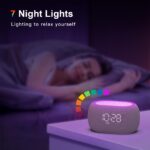 ANJANK Digitaler Radiowecker mit Bluetooth 5.0 – 4-in-1 Radio, Uhr, Nachtlicht für Schlafzimmer – Bild 7