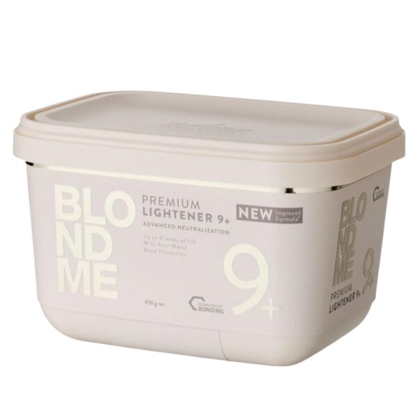 Schwarzkopf Professional Blond Me Premium Lightener 9+ – Professionelles Blondierpulver 450 g