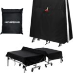 NEVERLAND Tischtennisplatte Abdeckung 165x70x185 cm – Wasserdichte Oxford 600D Schutzhülle