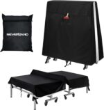 NEVERLAND Tischtennisplatte Abdeckung 165x70x185 cm – Wasserdichte Oxford 600D Schutzhülle