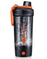 VOLTRX Gallium elektrische Shaker Flasche 600 ml – USB-C wiederaufladbar, BPA-frei