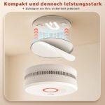 Wlikeit Rauchmelder 3er Set – 10 Jahre Batterie, TÜV-zertifiziert & Magnethalterung – Bild 5