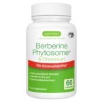 Berberin Phytosom 550mg mit Chrom – 10x höhere Absorption für Blutzuckerregulation, vegan, 60 Kapseln