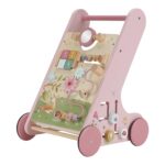 Little Dutch Laufwagen Fairy Garden – Holz-Aktivitätswagen mit 8 Spielfunktionen ab 12 Monaten