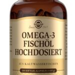 SOLGAR Omega-3 Fischöl 1764 mg – Hochdosiert mit EPA & DHA für Herz & Gehirn
