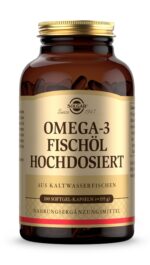 SOLGAR Omega-3 Fischöl 1764 mg – Hochdosiert mit EPA & DHA für Herz & Gehirn