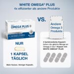White Omega PLUS Omega-3 Kapseln – 800 mg EPA & DHA täglich – Herz-, Gehirn- & Augenfunktion – Bild 4