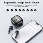 POMUIC Bluetooth 5.3 In-Ear Kopfhörer mit 4 ENC Mic – 40H Spielzeit, IP7 wasserdicht – Bild 5