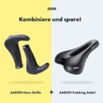 AARON Horn Lenker Griffe mit Gel Dämpfung – Ergonomische Fahrradgriffe für Komfort & Sicherheit – Bild 6