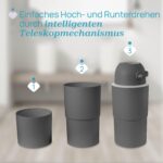 Chicco Windeleimer XL – Geruchskontrolle mit Teleskopmechanismus für einfache Windelentsorgung – Bild 4