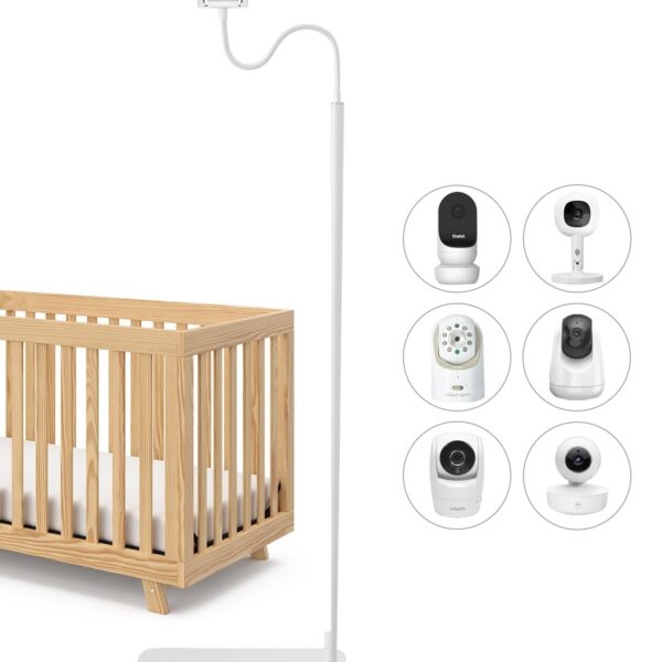VIKOBESS Babyphone Ständer 170 cm höhenverstellbar – Universal Kamera Halterung für Nanit, Owlet & Eufy
