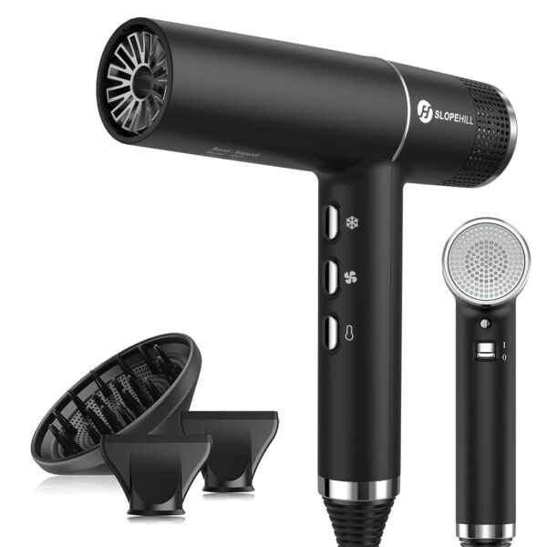 Slopehill IQ Perfetto Haartrockner 2000W – Bürstenlos mit Ionentechnologie & Mikrofilter
