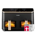 Cosori Dual Basket Heissluftfritteuse 8,5L mit NTC-Tech – Testsieger Stiftung Warentest