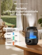 DREO Kaltnebel-Luftbefeuchter 3L – 30h Laufzeit mit Ultraschall für Schlafzimmer – Bild 2