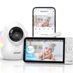 ieGeek Babyphone 2,5K/4MP mit 5,5" Display – 360° PTZ & KI-Sicherheit für Eltern