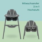 Bebeconfort Meely 2-in-1 Hochstuhl – Verwandelbarer Baby- & Kinderstuhl für 6–36 Monate – Bild 4
