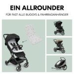 hauck Sitzauflage Mickey & Minnie Grey 70x37 cm – Universelle Buggy Polsterung mit Baumwolle – Bild 5