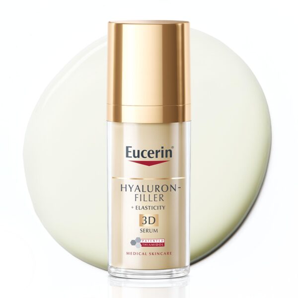Eucerin Hyaluron-Filler + Elasticity 3D Serum 30 ml – Anti-Aging Gesichtsserum gegen Falten