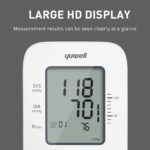 yuwell Oberarm-Blutdruckmessgerät YE660D – Digitale Blutdruckmessung mit Arrhythmie-Erkennung – Bild 4