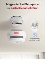 X-Sense Mini Rauchmelder XS01 mit 10-Jahre-Batterie & Magnethalterung – 6er Set – Bild 4