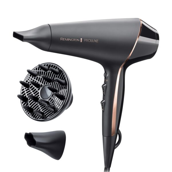 Remington Proluxe Haartrockner AC9140B mit OPTIheat-Technologie & Ionenpflege – 2400W Profi-Trockner für Salon-Ergebnisse