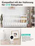 GHB Babyphone mit Kamera – 3,2 Zoll LCD, Nachtsicht & Temperatursensor für sichere Überwachung – Bild 9