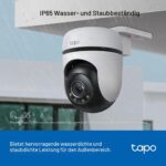 Tapo C510W WLAN IP Kamera Aussen – 2K 360° Schwenk mit Vollfarb-Nachtsicht & IP65 – Bild 9