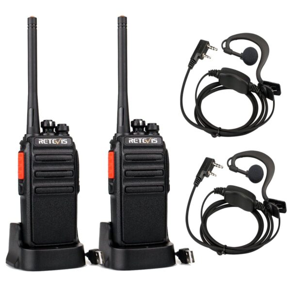 Retevis RT24 PMR446 Walkie Talkie – Lizenzfreies Funkgerät mit 16 Kanälen für Reichweite & Freisprechbetrieb