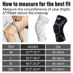 Kuangmi Kniebandage mit Drehknopf (XL) – Verstellbare Kompression für Sport & Rehabilitation – Bild 4