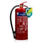 Smartwares 6 kg Pulverlöscher ABC – Wandhalterung & EU-zertifiziert – FEX-15167