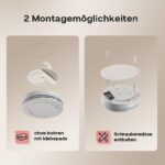 Safeliveo Rauchmelder 6er Set mit 10-Jahre-Batterie – EN 14604 zertifiziert, 85 dB Alarm – Bild 9