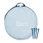 Babymoov Strandmuschel Blue Waves mit LSF 50+ UV-Schutz – Pop-Up-Sonnenschutzzelt für Babys – Bild 9