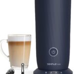 SIMPLETASTE Milchaufschäumer 4-in-1 – Elektrisch für Cappuccino & Latte Dunkelblau